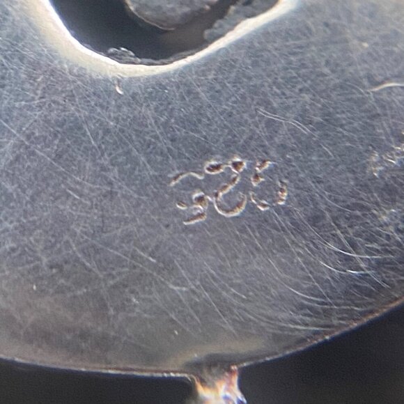 Sterling Silver 925 1.5" Signed Round Smoky Quartz & Pearl Dangle Drop Earrings - Picture 8 of 16